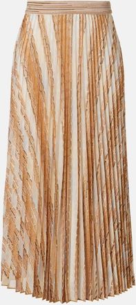 Missoni Plisse printed midi skirt