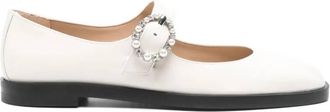 Stuart Weitzman Loralei Crystals Mary Jane Shoes