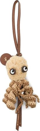 Anya Hindmarch Bag Accessories, female, Beige, Size: ONE SIZE Keyring