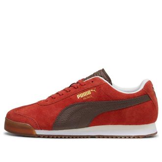 Puma Roma Suede Mars Red Espresso Brown 398635-04