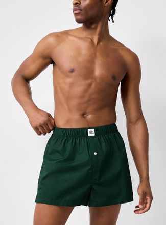 Lacoste Mens Ultra-comfortable poplin boxer Cotton