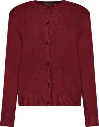 Geisha Vest Solid - Dames - Truien - Rood - Maat: S Zijde