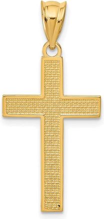 Diamond2Deal 14k Yellow Gold Cross Pendant