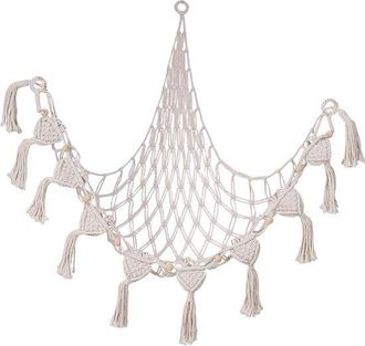 OEM Red De Almacenamiento De Macram&eacute;, Red Para Guardar Juguetes, Cesta Para Guardar Peluches, Almacenamiento Que Ahorra Espacio, Estilo Bohemio