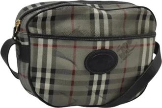 Burberry Pre-owned Cross Body Bags, female, Gray, Size: ONE SIZE Pre-owned Shoulder Bag