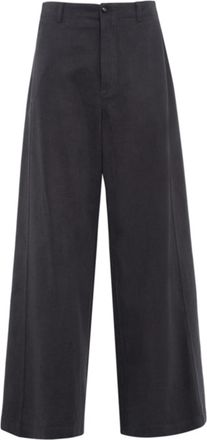 Tela Vanda Cropped High-Waist Wide-Leg Pants