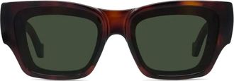 Loewe Sunglasses, unisex, Brown, 56 MM, Signature Rectangular Sunglasses