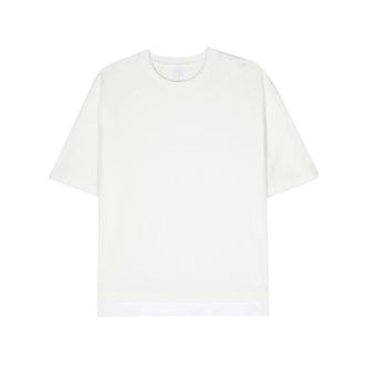 Neil Barrett Tops, Heren, Wit, L, Katoen, My 70266A-Y7521 749N T-Shirt