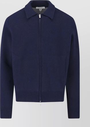 Lardini relaxed fit jacket ribbed cuffs