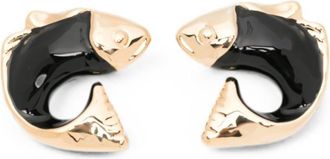 Jacquemus Golden Fish Shaped Earrings