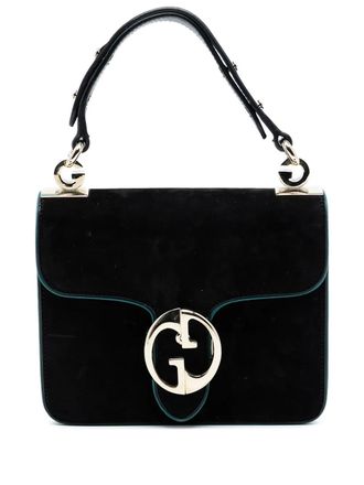 Gucci 2016-2025 Nubuck 1973 Flap handbag - Black