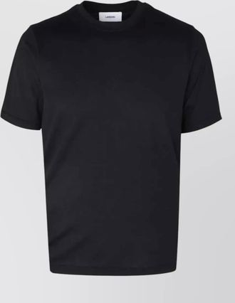 Lardini silk cotton crew neck t-shirt