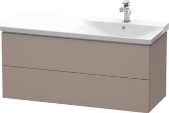 Duravit Duravit L-cube M&oacute;dulo Mural 1220mm De Ancho, Profundidad 481, 2 Cajones, Apto Para P3 Comfort Art&iacute;culo 233412, Lavabo A La Derecha, Color: Decoraci&oacute;n 