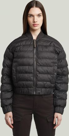 G-Star Womens G-Star RAW Lightweight Quilted Jacket - Black - Size X-Small