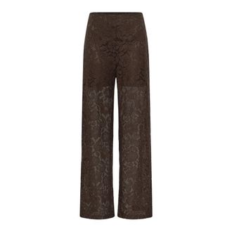 Ichi Mujer, Pantalones, Marr&oacute;n, Talla: L