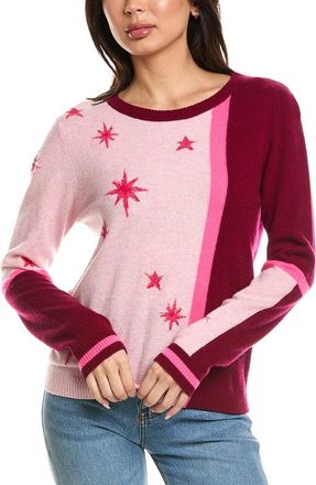Brodie Star Motif Crewneck Cashmere Sweater