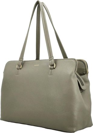 LouLou Essentiels Olivia - Dames - Tassen - Groen - Maat: ONE Size Leer