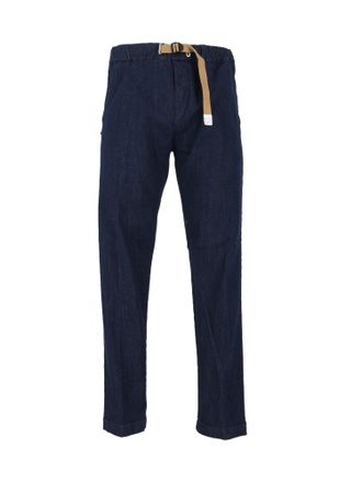 White Sand Pantalone Lungo Blu Denim Selvedge