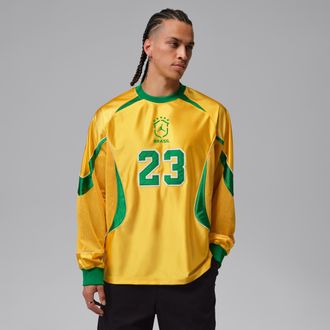 Nike Jordan Mens Jordan Goalie Top in Yellow | IF3900-741