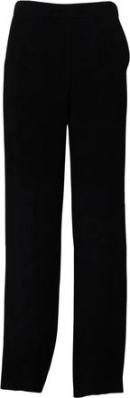 P.A.R.O.S.H. Poker Pant - Dames - Straight fit broeken - Zwart - XL - Polyester - Broeken