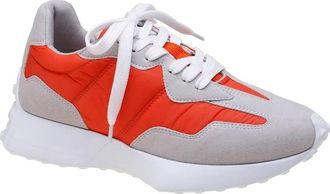 Offline Shoes Womens Sua Cia Nylon Sneaker In Orange