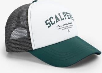 Scalpers P Drink Trucker Cap in Green at Nordstrom