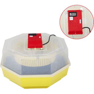 Far Incubatrice 60 uova gallina quaglia animali 20w incubatore regolabile con termometro termo igrometro 770ev
