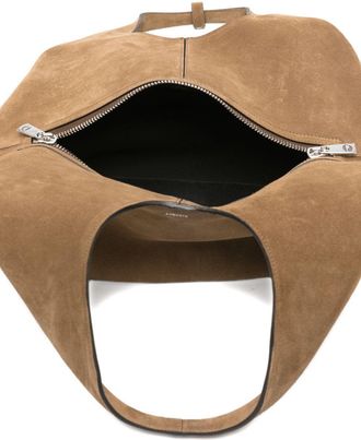 Coperni Womens Shoulder Bag Folded Brown Leather