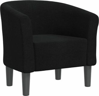 vidaXL Sill&oacute;n De Tela Negra Vidaxl