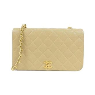 Chanel Pre-owned Lambskin Shoulder Bag - Dames - Pre-owned - Beige - Maat: ONE Size