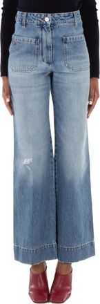 Victoria Beckham Alina Denim Bootcut Jeans, Waist Size 25