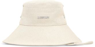 Jacquemus Mens Fisherman Hat From N&icirc;mes Panna Cotton