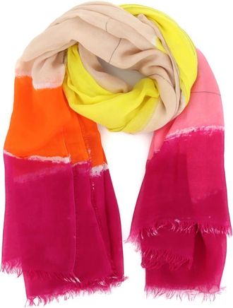 Faliero Sarti Luxe Zijde Modal Sjaal Collectie - Dames - Sjaals - Veelkleurig - ONE Size - Accessoires