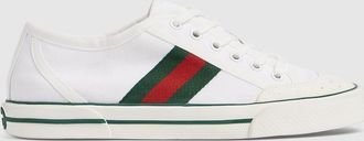 Gucci Womens Gucci Tennis 1977 Sneaker, White, Fabric