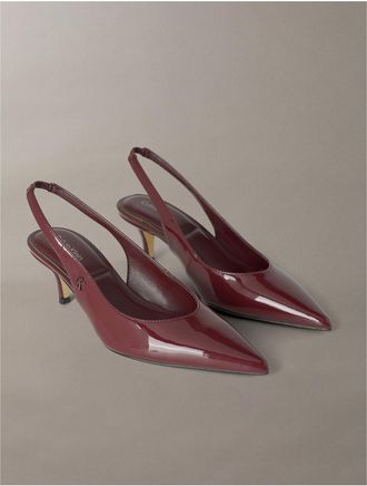 Calvin Klein Womens Womens Emyrsen Slingback Heel - Red - 6H