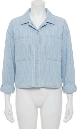 Z Supply Erin Railroad Jacket In Seaboard Stripe
