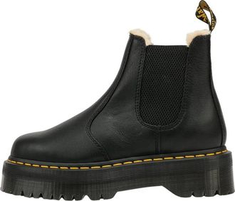 Dr. Martens Platte schoenen met stijl - Dames - Chelseaboots - Zwart - 40 EU - Schoenen