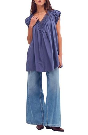 Free People Sundazed Minidress in Night Shadow at Nordstrom, Size X-Small