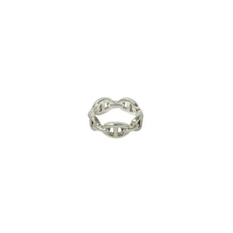 Herm&egrave;s Silver Silver 925 Band Ring (Pre-Owned)