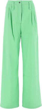 Rotate wide-leg trousers - women - Viscose - 42 - Green