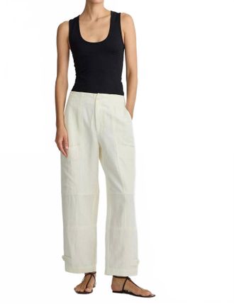 Apiece Apart Juna Cargo Pant In Birch