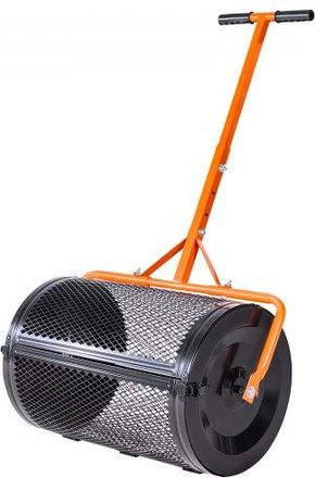 OEM Esparcidor De Compost Ancho De 67 Cm Con Mango En Forma De T 3 Niveles De Altura Esparcidor De Turba De Acero Con Recubrimiento En Polvo Resistente Pa