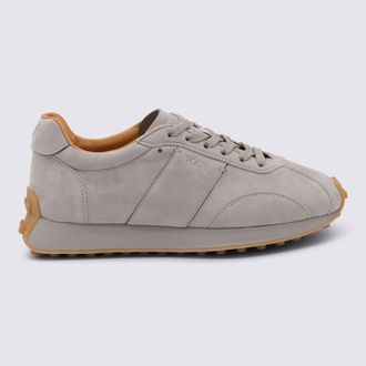 Tod's Light Grey Leather Sneakers