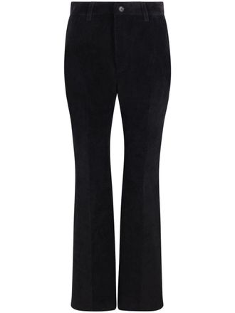 Bally flared corduroy trousers - Black