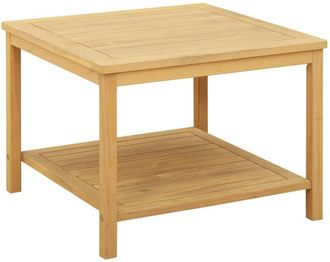 vidaXL Side Table Oil Natural 60 x 60 x 45 cm Solid Acacia Wood vidaXL