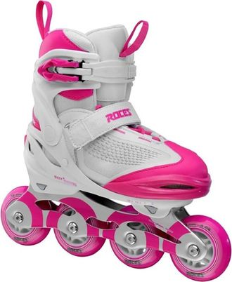 Roces Moody X TIF Adjustable Girls Inline Skates in White/pink at Nordstrom, Size Medium