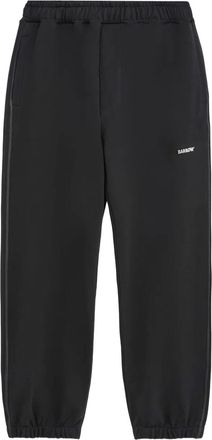 Barrow cuffed-hem track pants - Black