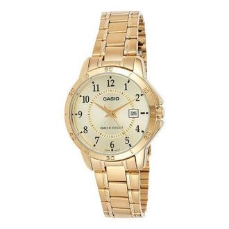 Casio Color Watch Business Gold Analog LTP-V004G-9BUDF