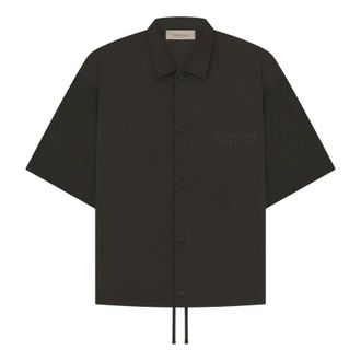 Fear of God Drop2 SS23 Short-Sleeve Nylon Shirt Off-Black 186BT224000F