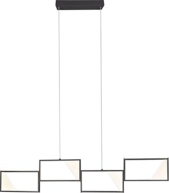 Trio L&aacute;mpara Colgante De Techo Led Dimmable Sal&oacute;n Comedor Iluminaci&oacute;n Colgante Antracita Trio 323210442